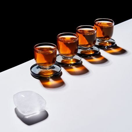 Puck Shot Glasses Set of 4