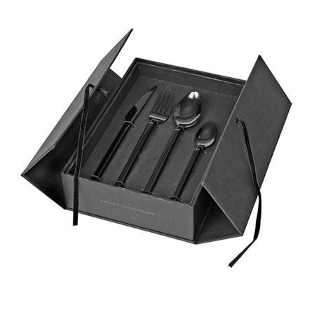 Tvis Cutlery Black 16 Piece Set
