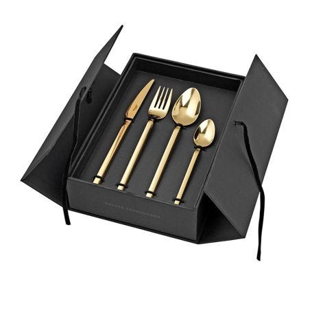 Tvis Cutlery Rose Gold 16 Piece Set