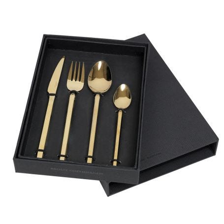 Tvis Cutlery Rose Gold 4 Piece Set