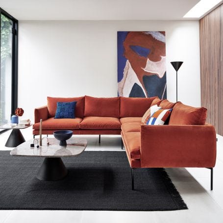 Une Rug Navy