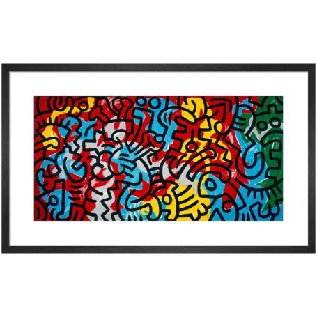 Untitled (Abstract), 1985 by Keith Haring Framed Print