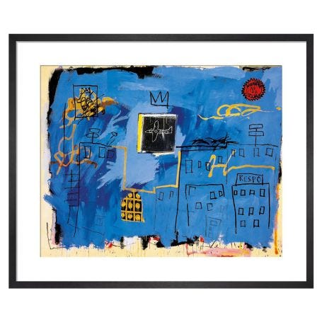 Untitled 1981 by Jean-Michel Basquiat Framed Print