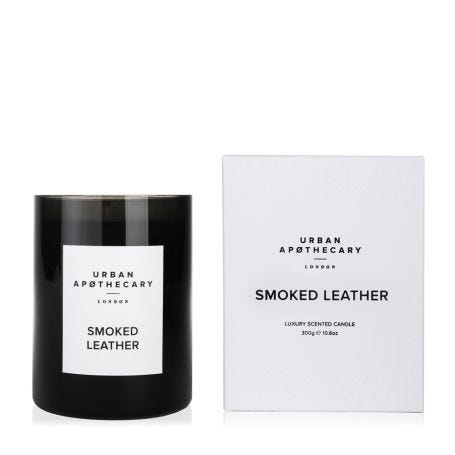 Smoked Leather Candle