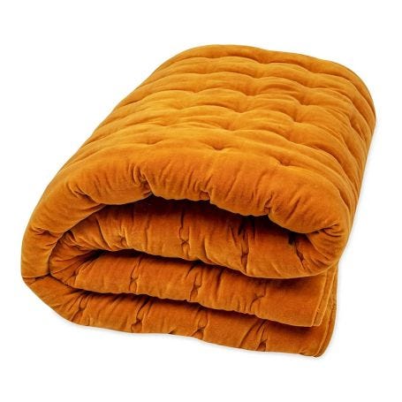 Velvet Quilt Ochre