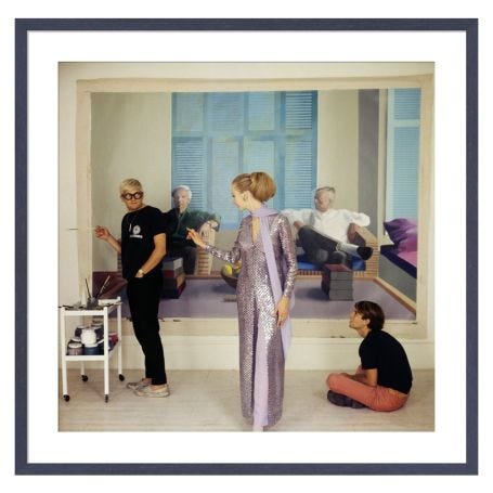 Vogue December 1968 by Cecil Beaton Framed Print