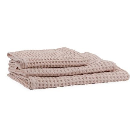 Waffle Towel Putty Pink