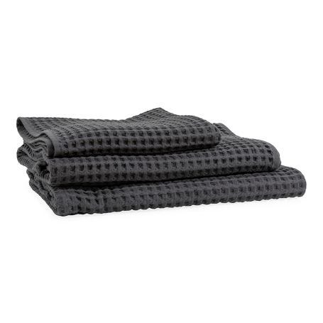 Waffle Towel Charcoal