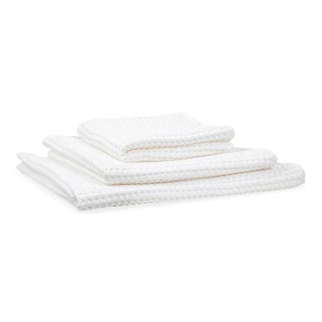 Waffle Towel White