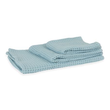 Waffle Towels Sea Blue