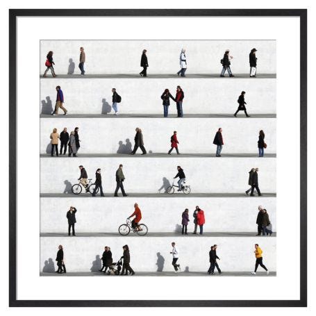 Wall People Detail No.2 by Eka Sharashidze