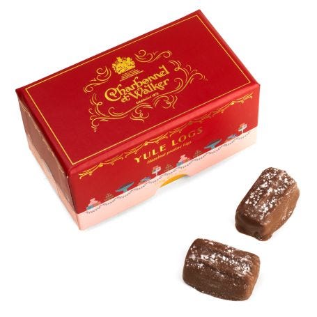 Praline Yule Logs