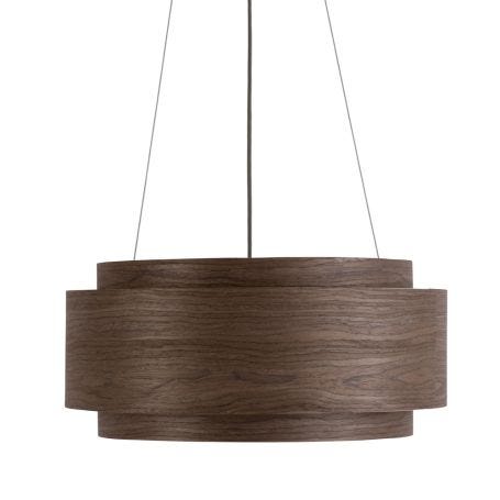 Allean Wooden Pendant Light Walnut