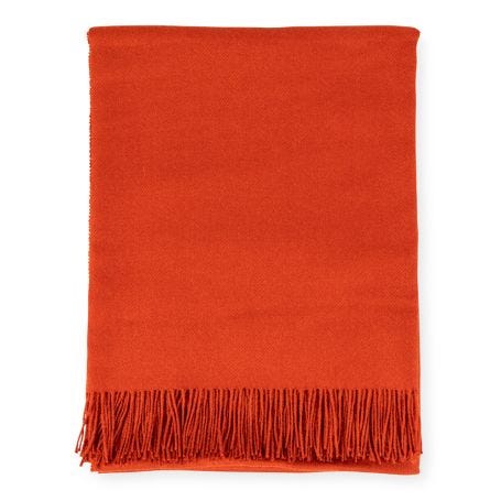 Pure Alpaca Throw Rust 150 x 180cm