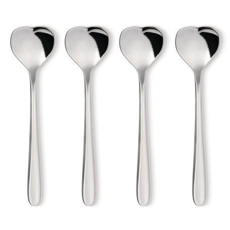 Big Love Set of 4 Tea Spoons