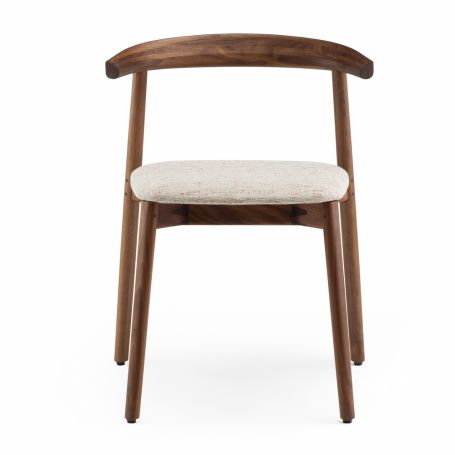 Ando Dining Chair with Upholstered Seat 