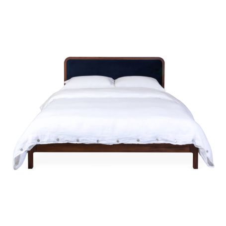 Artie King Size Bed Walnut