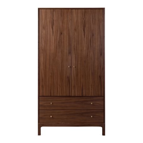Artie 2 Door Wardrobe Walnut