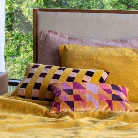 Kirdi Uju Velvet Cushion 35 x 50cm