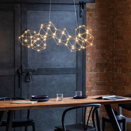 Supernova LED Long Pendant Light
