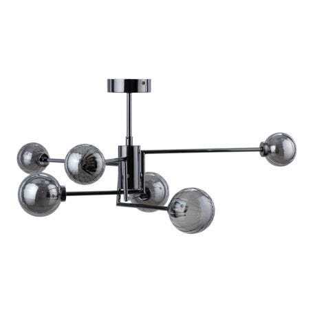 Balance Flush Multi Arm Chandelier Smoke