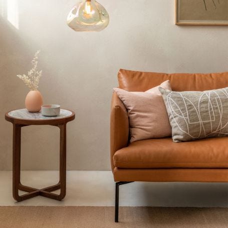 Islington Wool Cushion Blush