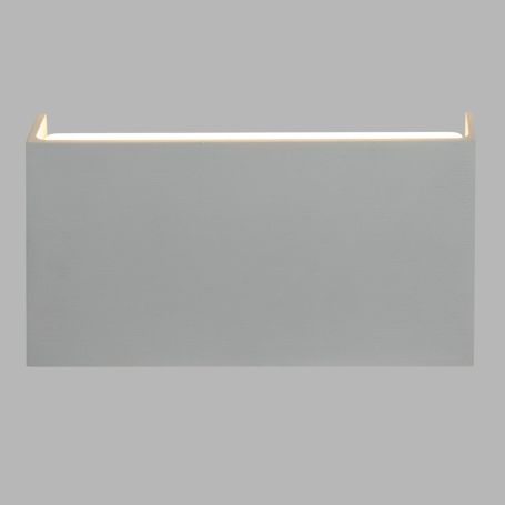 Outdoor or Bathroom LED Wall Light Rectangle White