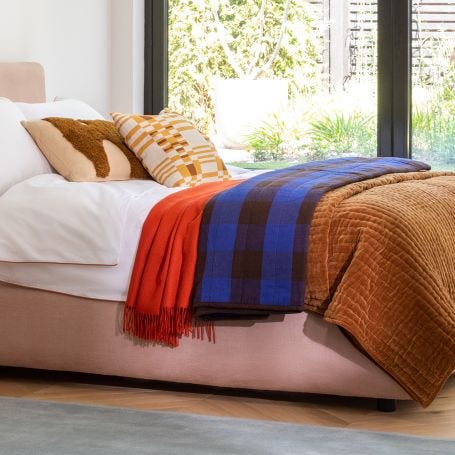 Pure Alpaca Throw Rust 150 x 180cm