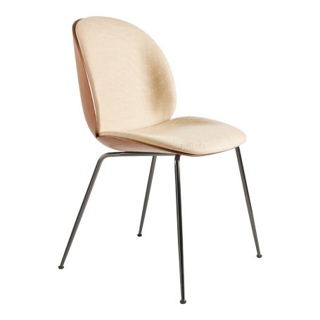 Beetle Dining Chair with Front Upholstery