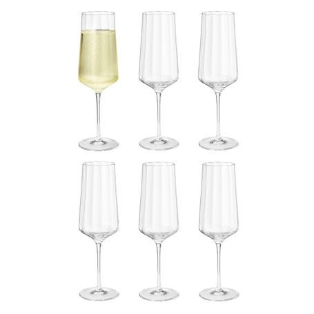 Bernadotte Champagne Flute Set of 6