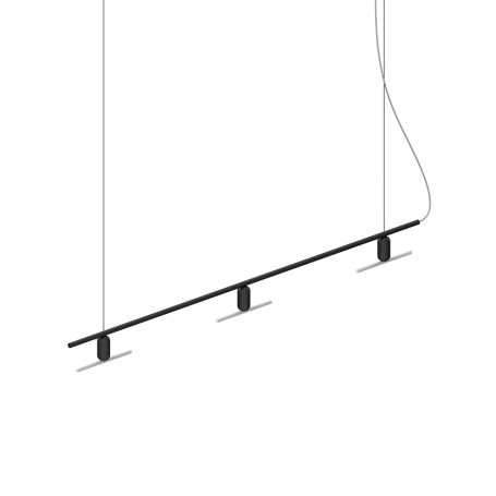 Beem Linear 3 Bulb Chandelier Black Smile 04