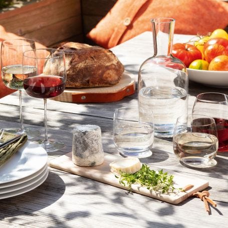 Borough Stemless Wine Glasses Set of 4