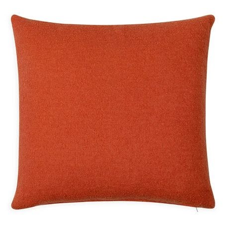 Borough Bouclé Wool Cushion Peach 45cm x 45cm