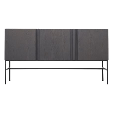 Boss Low 3 Door Cabinet Wenge Oak