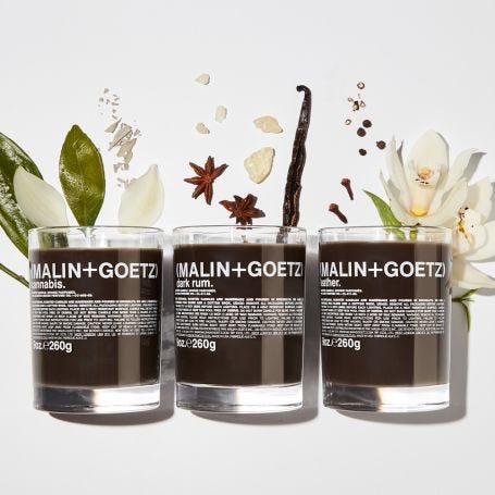 Dark Rum Scented Candle