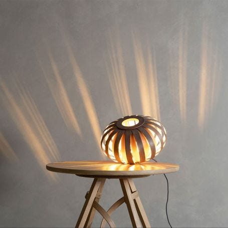 Urchin Table Lamp Oak