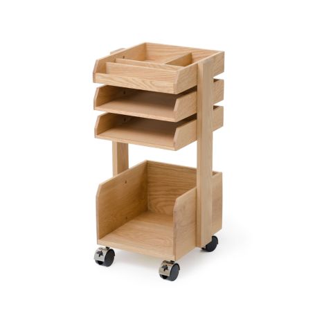 Small Desk Organiser with Wheels