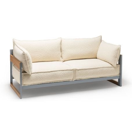 Cassette 3 Seater Sofa Louison Creme
