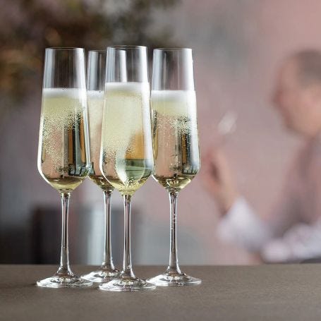 Cheers Champagne Flute Set of 4