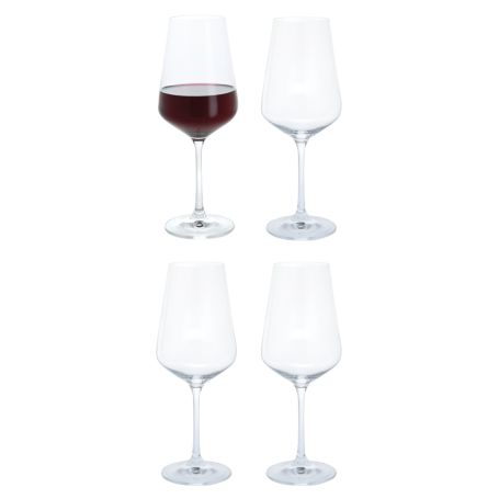 Cheers Red Wine Glasses Set of 4