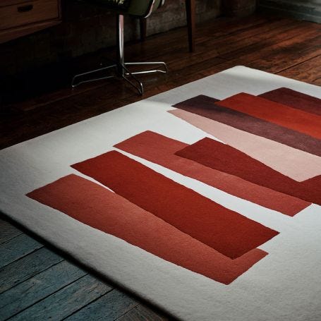 The Many Faces of Red Rug 150 x 180cm