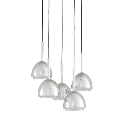 Chrome Bell 5 Pendant