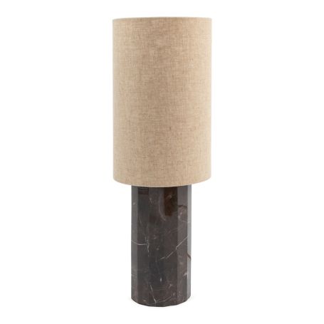 Colonna Marble Table Lamp Cocoa