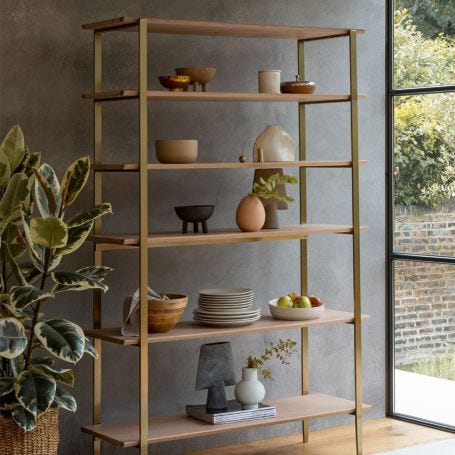 Crawford Shelving Unit Wide