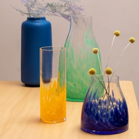 Dapple Glass Vase