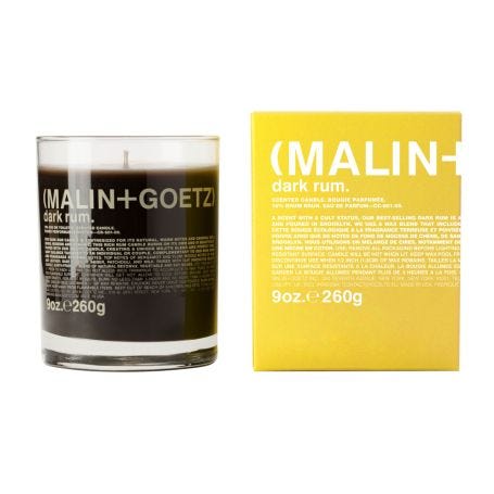 Dark Rum Scented Candle