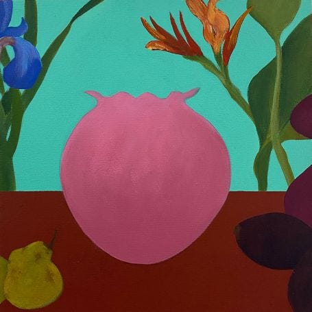 An Attempt at Tiffany's 3 Original Framed Painting