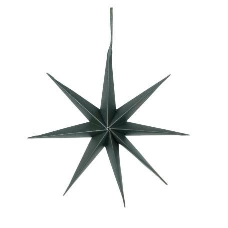 Deko Star Decoration in Forest Green