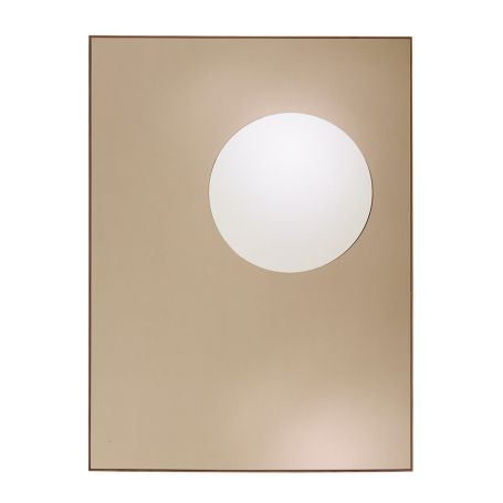 Demi-Teintes Wall Mirror Walnut Small