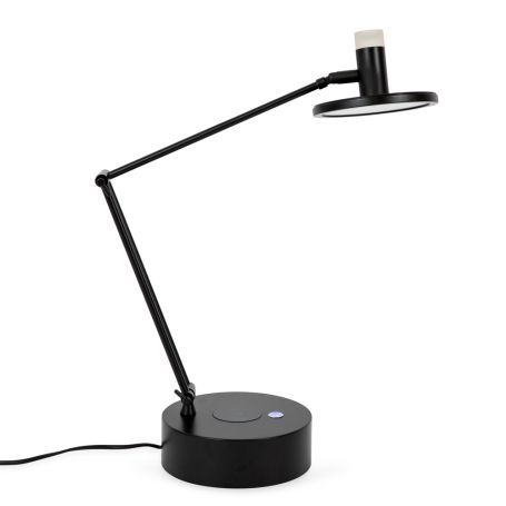 Disc LED Smart Desk Lamp Black